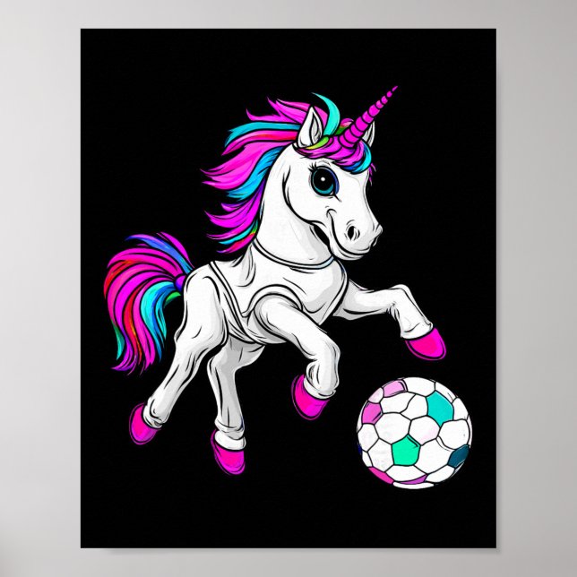 Footll Unicorn  Poster (Front)