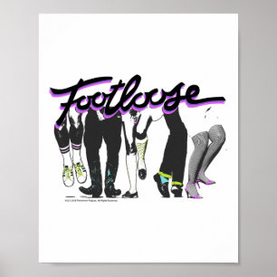 Footloose Dancing Feet Title Logo  Poster