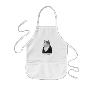 FOOTMAN CAT Kids' Apron