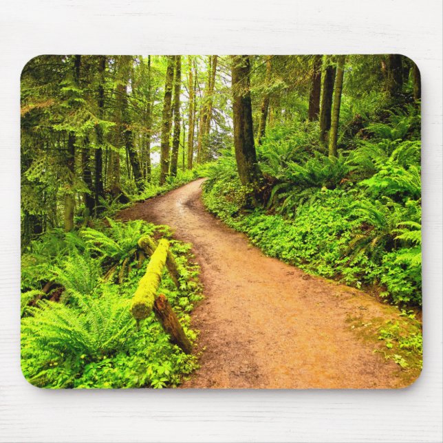 Footpath in Forest Park Mouse Pad (Front)