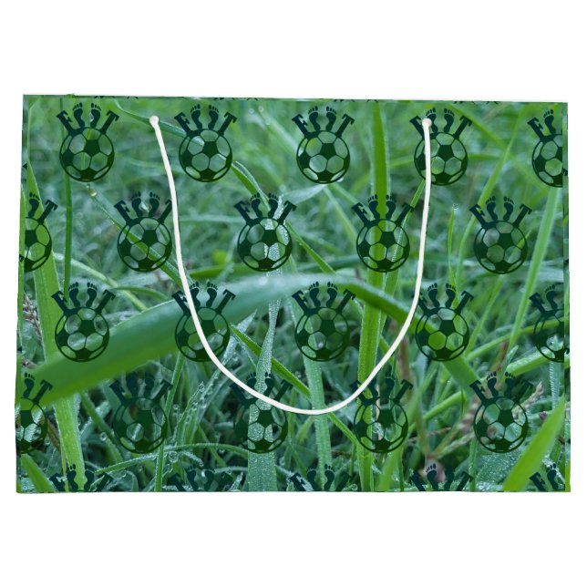 Footprint of Victory Large Gift Bag (Back)