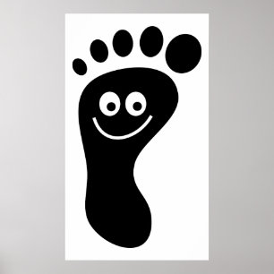 Footprint Poster