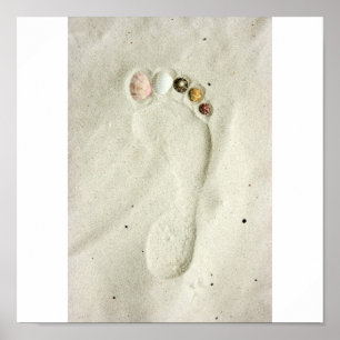 Footprint Poster