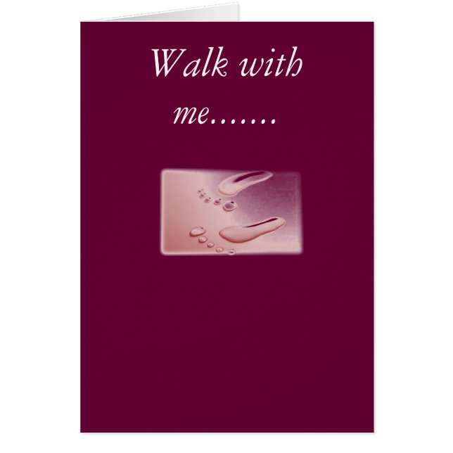 footprints2, Walk with me....... (Front)