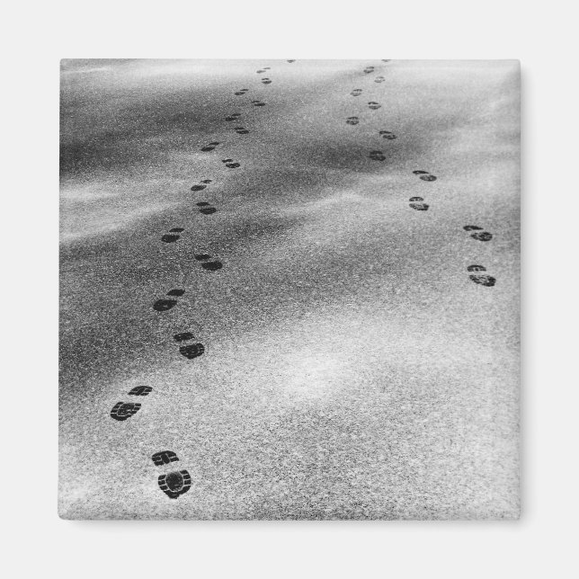 Footprints in Snow Magnet (Front)