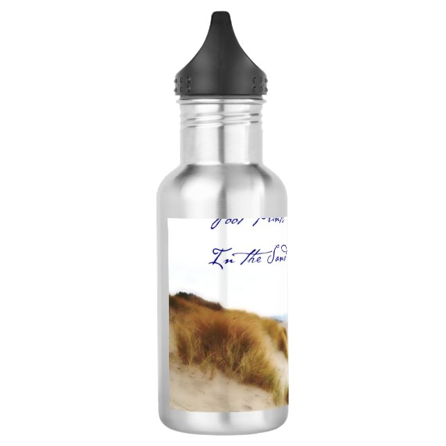footprints in the sand 710 ml water bottle (Left)