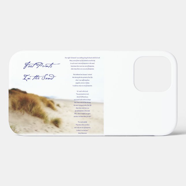 footprints in the sand Case-Mate iPhone case (Back (Horizontal))