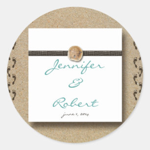 Footprints in the Sand Envelope Seal