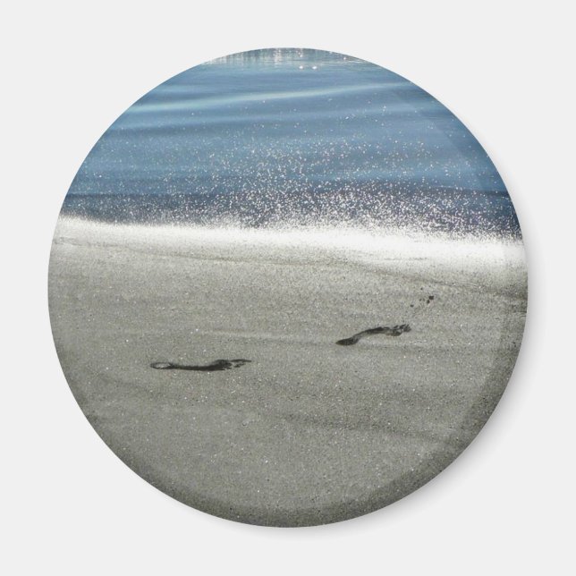 Footprints In The Sand Magnet (Front)