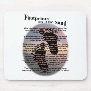 Footprints in the Sand... Mouse Pad