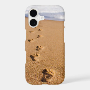 Footprints in the Sand Phone Case
