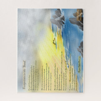 Footprints in the sand puzzle