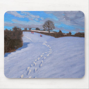 Footprints in the Snow 2009 Mouse Pad