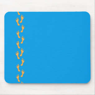Footprints Mouse Pad