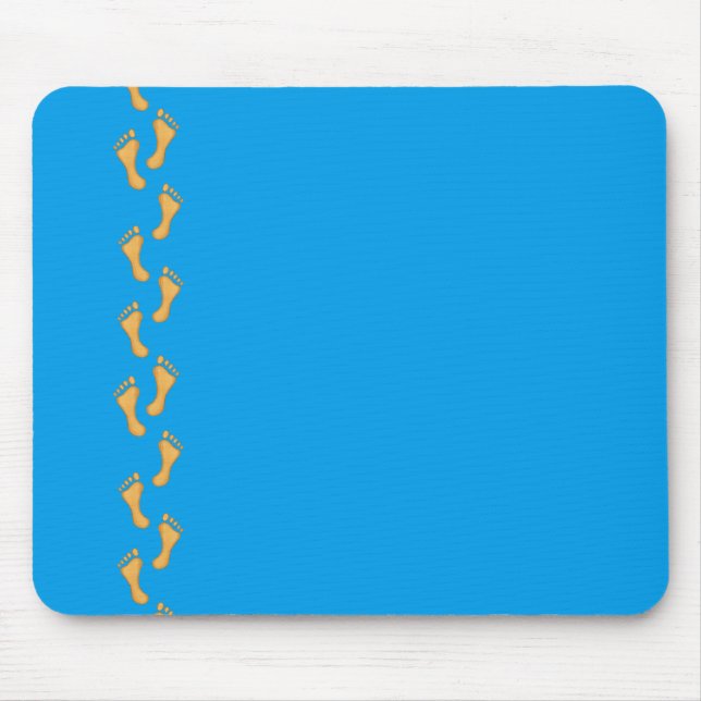 Footprints Mouse Pad (Front)