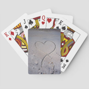 Footprints of the Heart Playing Cards
