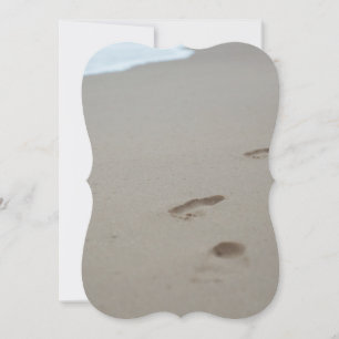 Footprints on a Mozambiqan beach