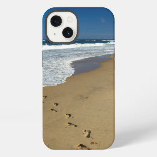 Footprints On Beach, Mabibi, Thongaland iPhone Case