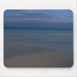 Footprints on beach mouse pad