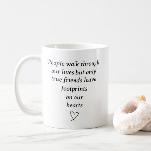 Footprints on Our Hearts Coffee Mug