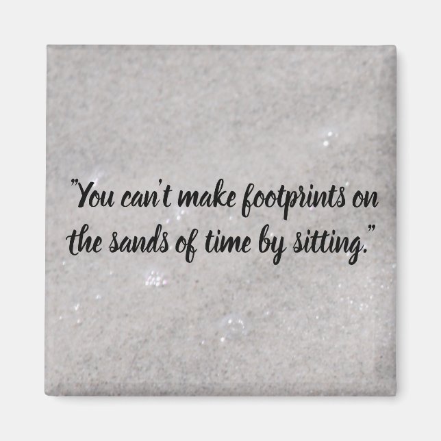 Footprints On the Sand Magnet (Front)