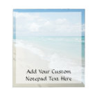 Footprints on White Sandy Beach, Scenic Aqua Blue