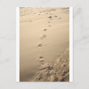 Footprints Postcard