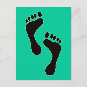 Footprints Postcard