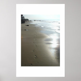 footprints poster