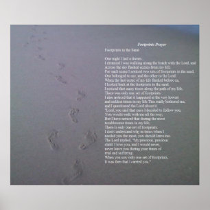 Footprints Poster