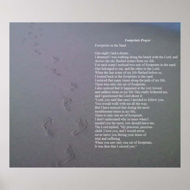 Footprints Poster (Front)