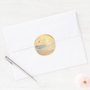 Footprints Sympathy Matching Round Envelope Seals