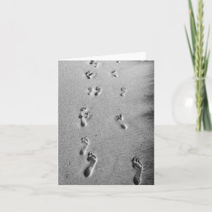 Footprints Through Time Card