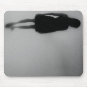 Footprints Vanishing in Fog Mouse Pad