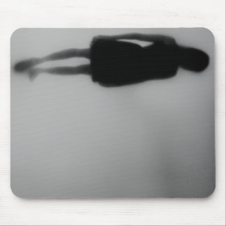 Footprints Vanishing in Fog Mouse Pad