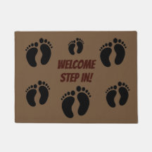 Footprints Welcome Mat