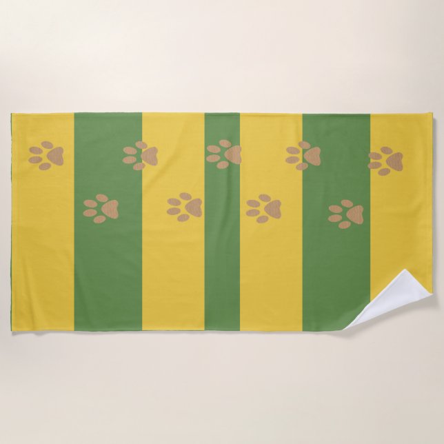 footsteps Beach Towel (Front)