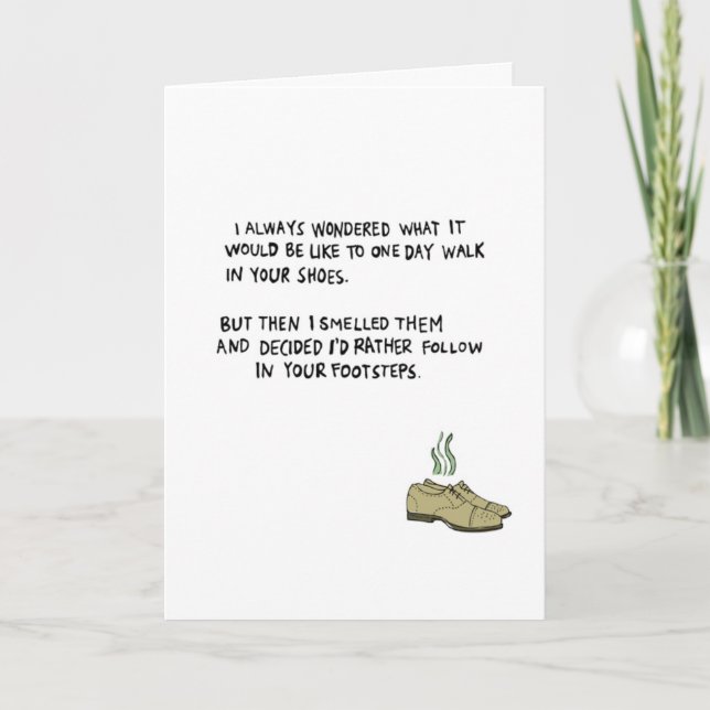 Footsteps Card (Front)