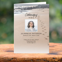 Footsteps In Sand Beach Photos Celebration of Life