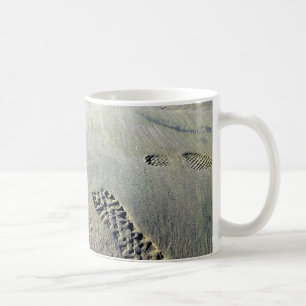 Footsteps in the Sand Coffee Mug