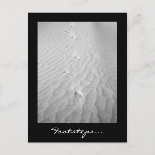 Footsteps... Postcard