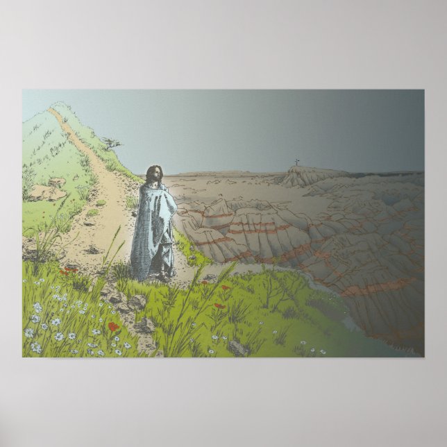 Footsteps to the Cross Poster (Front)