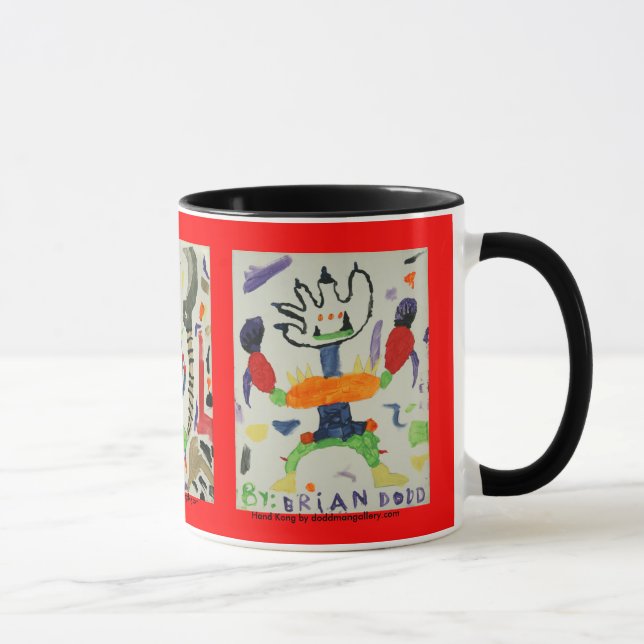 Footzilla, Hand Kong and Mr. Sniffer Mug (Right)