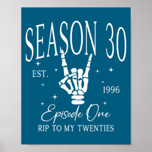 For 30th 1996 Rip 20s Death Poster