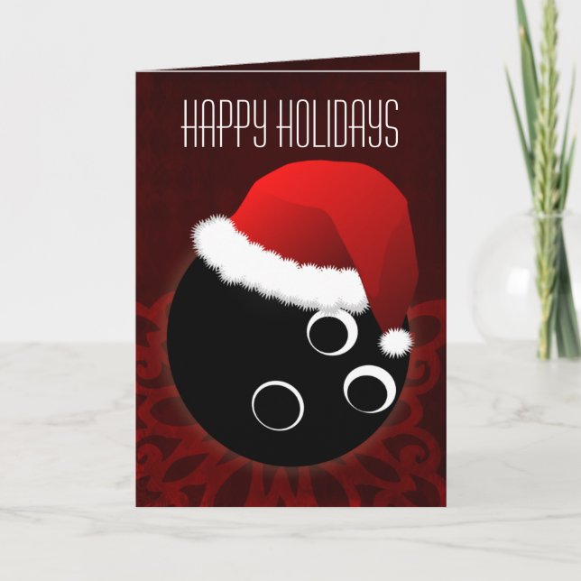 for a bowler Christmas Cards (Front)