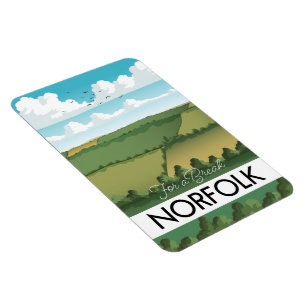For a break Norfolk travel poster Magnet