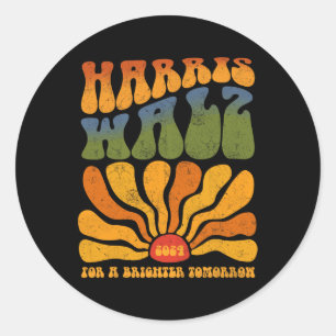 For A Brighter Tomorrow Boho Aesthetic 2 Classic Round Sticker