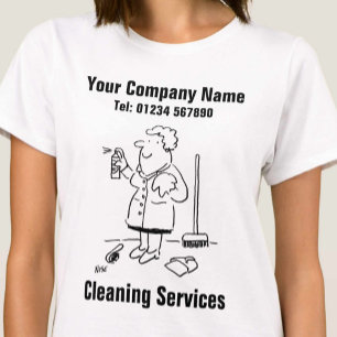 For a Cleaner - Cleaning Services to Personalise T-Shirt