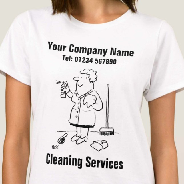 For a Cleaner - Cleaning Services to Personalize T-Shirt (Creator Uploaded)