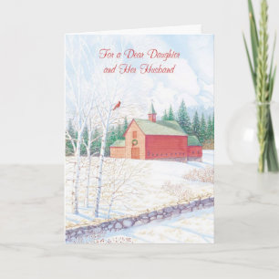 For a Dear Daughter and Her Husband Holiday Card